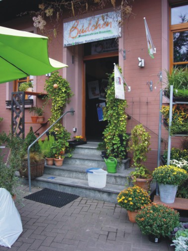 Büdchen Blumencafé am Brunnen Runkel-Dehrn